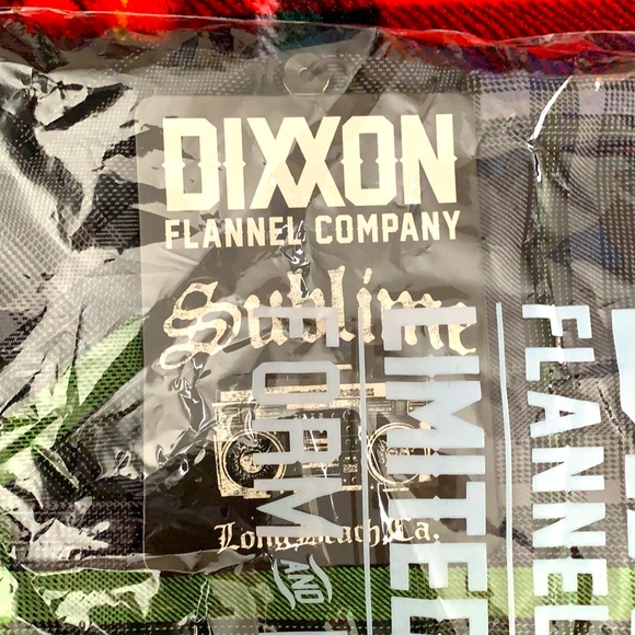 BNWT AUTHENTIC LIMITED EDITION SUBLIME DIXXON FLANNEL - Picture 4 of 4